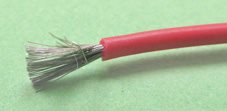 Провод силиконовый 0,5 кв.мм. красный