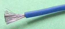 Провод силиконовый 0,5 кв.мм. синий