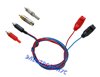 Одноконтактный, RCA/зажимы CL, 2м