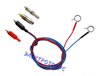 Одноконтактный RCA/зажимы пружинные, 2м